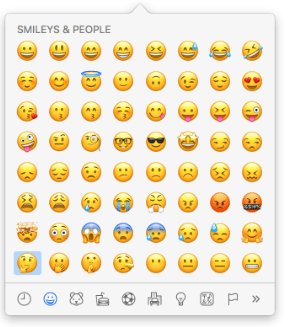 MacOS emoji